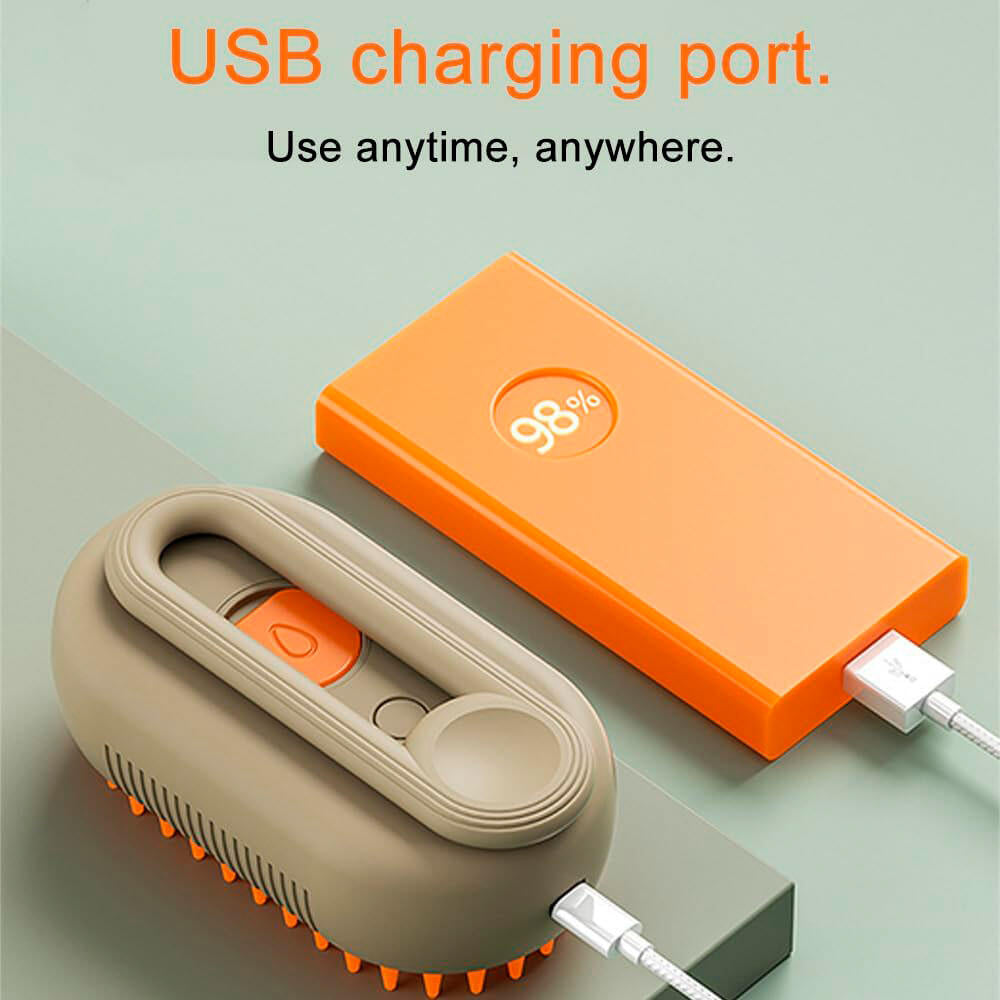 Cepillo con Vapor para mascotas.