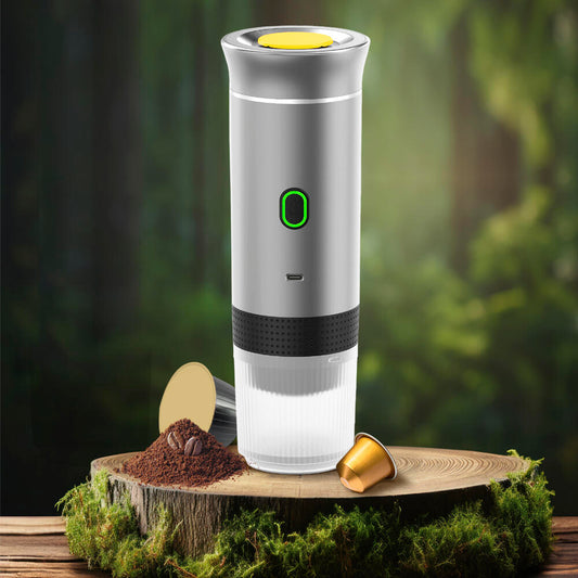 Cafetera Expresó Portátil Capsulas 3 en 1 Compatible con Nespresso Dolce Gusto y Café Molido